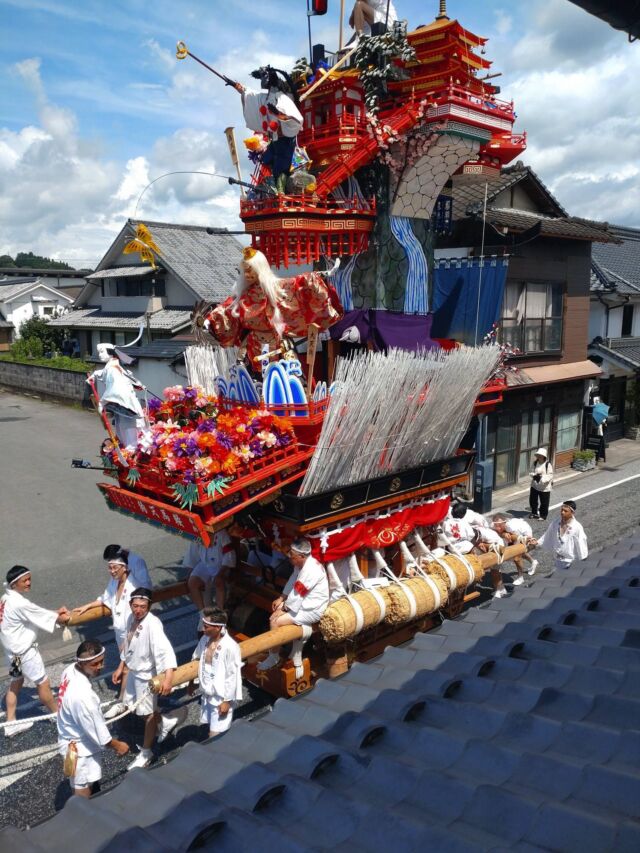 日田祇園祭を観るにはこの部屋最高‼️🥰